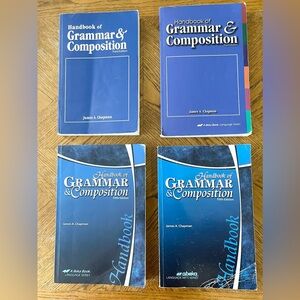 Abeka Handbook of Grammar & Composition 11th 12 Grade Lot of 4